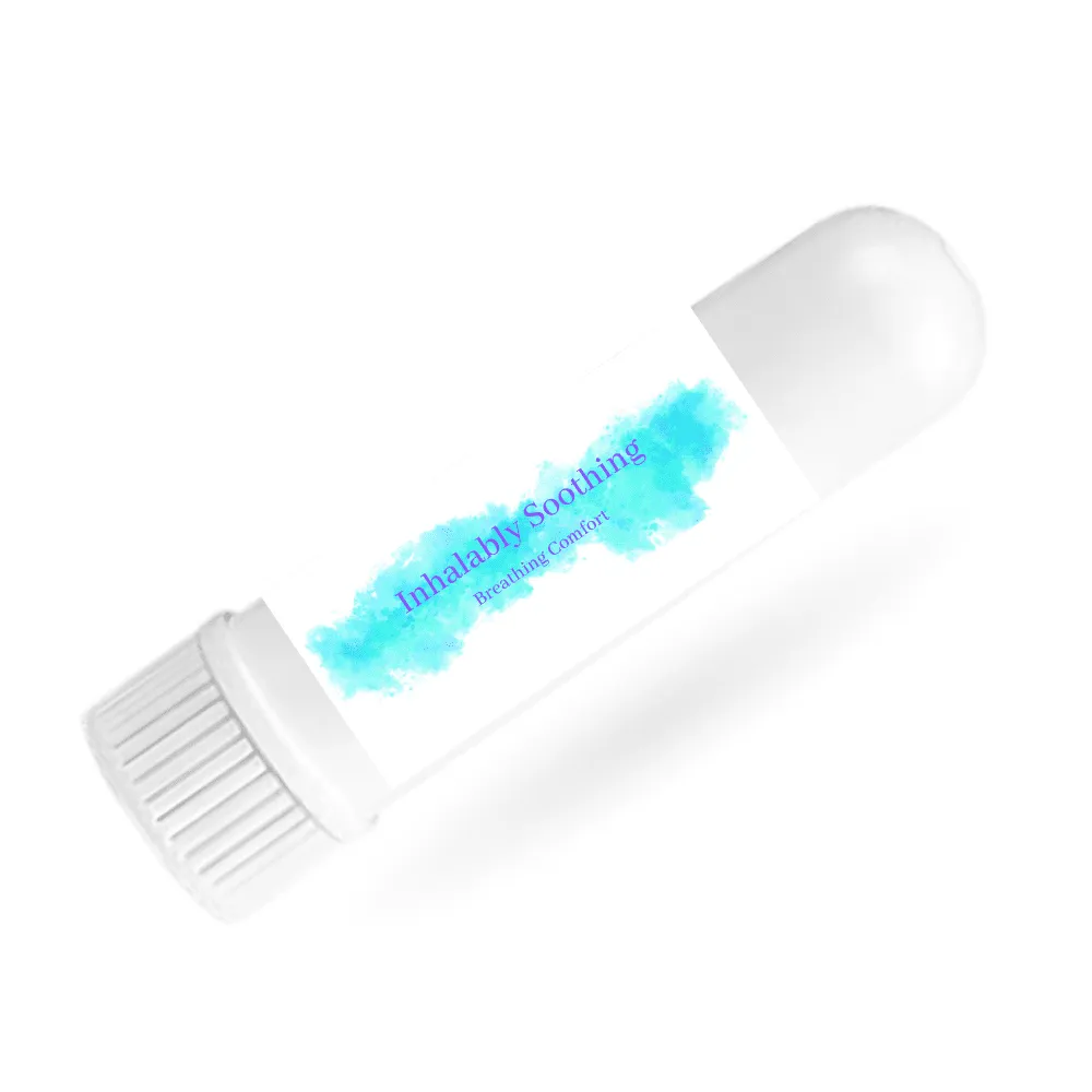 Inhalably Soothing aromatic inhaler by Botanic Aromatics, designed to support comfortable breathing with a blend of cedarwood, ginger, and rosemary.
