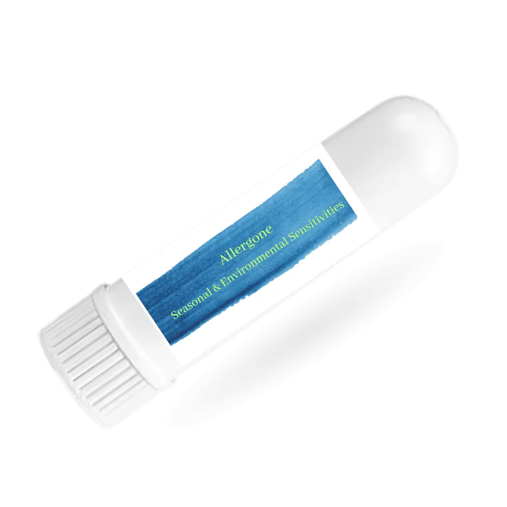 Allergone essential oil inhaler for seasonal and environmental sensitivities, a portable aromatic inhaler designed to support upper respiratory comfort.