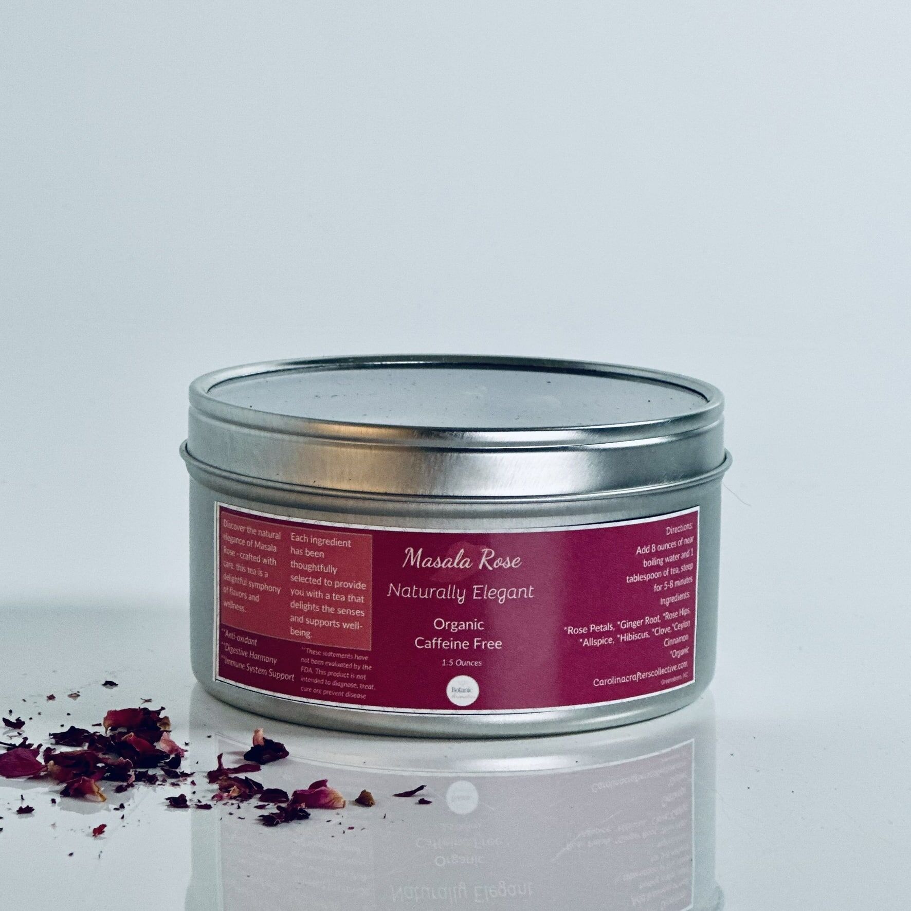 Masala Rose Organic Wellness Herbal Tea, Immune Boosting Support, Anti-Inflammatory Properties, Digestive Support