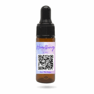 Heartsong diffusion oil by Botanic Aromatics, crafted for aromatic diffusion with palmarosa, rose geranium, lavender, and sweet orange to create a calming, uplifting atmosphere.