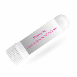 Heartsong aromatherapy inhaler by Botanic Aromatics, crafted with palmarosa, rose geranium, lavender, and sweet orange for gentle aromatic support.