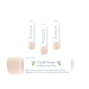 Cycle Ease women's pain relief and hormone support inhaler
