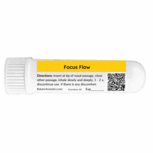 Image of Focus flow natural inhaler for quieting the mind naturally.
